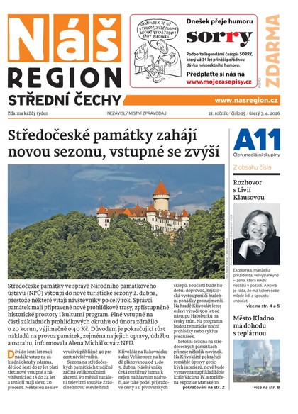 E-magazín Náš Region - Střední Čechy 15/2026 - A 11 s.r.o.