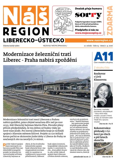 E-magazín Náš Region - Ústecko 15/2026 - A 11 s.r.o.