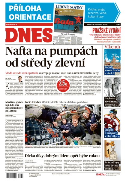 E-magazín MF DNES - 04.04.2026 - MAFRA, a.s.