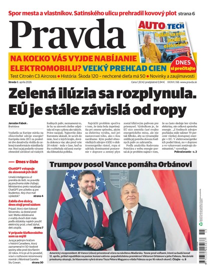 E-magazín Denník Pravda 8. 4. 2026 - OUR MEDIA SR a. s.