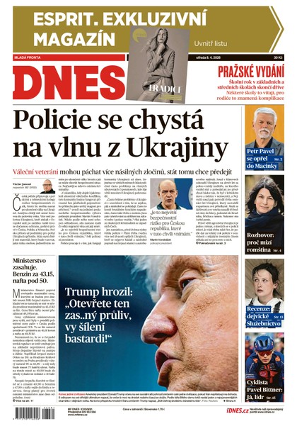 E-magazín MF DNES - 08.04.2026 - MAFRA, a.s.