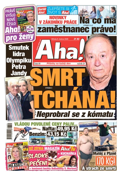 E-magazín AHA! - 08.04.2026 - CZECH NEWS CENTER a. s.