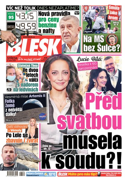 E-magazín Blesk - 08.04.2026 - CZECH NEWS CENTER a. s.