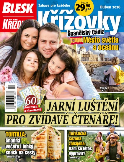 E-magazín BLESK KŘÍŽOVKY - 4/2026 - CZECH NEWS CENTER a. s.