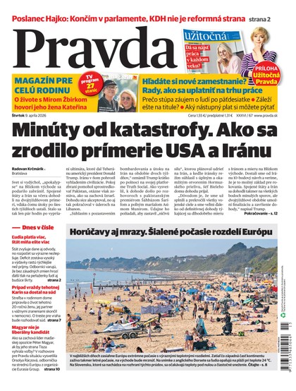 E-magazín Denník Pravda 9. 4. 2026 - OUR MEDIA SR a. s.