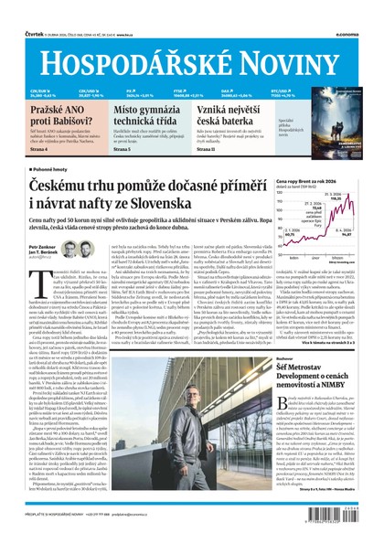 E-magazín HN 068 - 9.4.2026 - Economia, a.s.