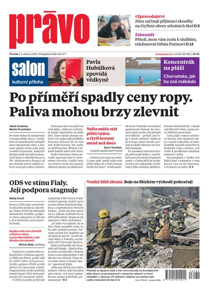 E-magazín Deník Právo - 9.4.2026 - Borgis, a.s.