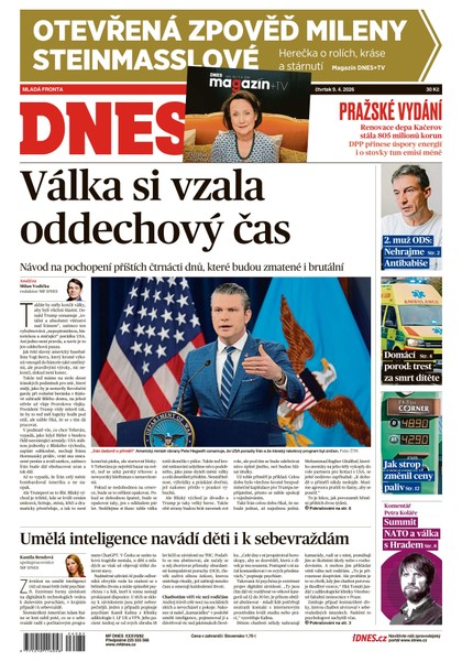 E-magazín MF DNES - 09.04.2026 - MAFRA, a.s.
