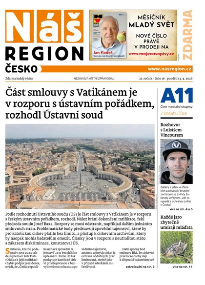 E-magazín Náš Region - Česko 16/2026 - A 11 s.r.o.
