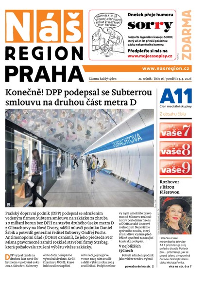 E-magazín Náš Region - Praha 16/2026 - A 11 s.r.o.