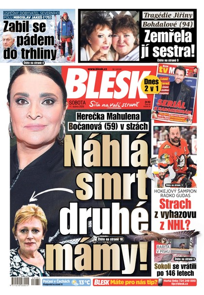 E-magazín Blesk - 11.04.2026 - CZECH NEWS CENTER a. s.