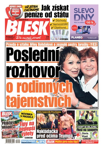 E-magazín Blesk - 13.04.2026 - CZECH NEWS CENTER a. s.