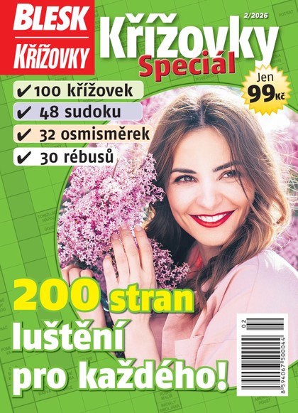 E-magazín Blesk Křížovky Speciál 2/2026 - CZECH NEWS CENTER a. s.