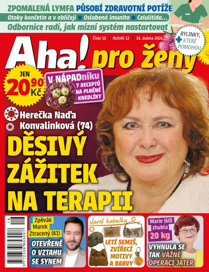 E-magazín AHA! PRO ŽENY - 16/2026 - CZECH NEWS CENTER a. s.