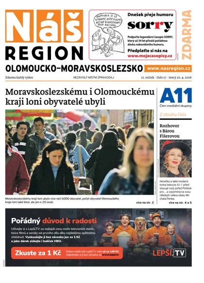 E-magazín Náš Region - Olomoucko/Moravskoslezsko 17/2026 - A 11 s.r.o.