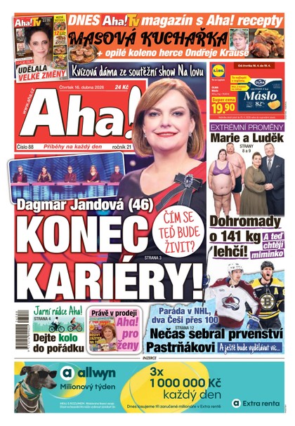 E-magazín AHA! - 16.04.2026 - CZECH NEWS CENTER a. s.