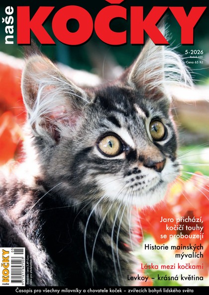 E-magazín Naše kočky, 05-2026 - Nakladatelství Minerva CZ, s. r. o.