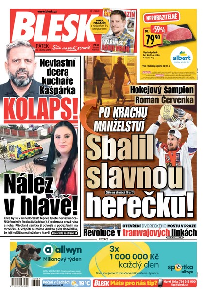 E-magazín Blesk - 17.04.2026 - CZECH NEWS CENTER a. s.
