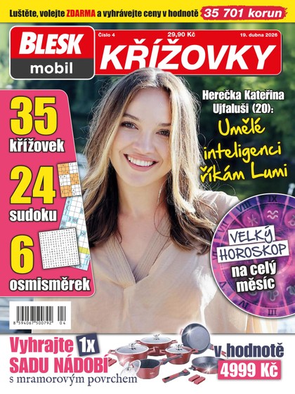 E-magazín BLESkMobil KŘÍŽOVKY - 4/2026 - CZECH NEWS CENTER a. s.