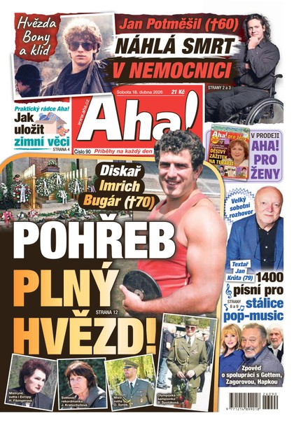 E-magazín AHA! - 18.04.2026 - CZECH NEWS CENTER a. s.