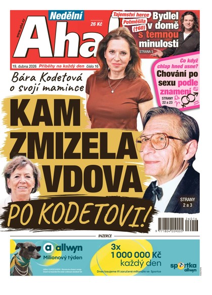E-magazín NEDĚLNÍ AHA! - 19.04.2026 - CZECH NEWS CENTER a. s.
