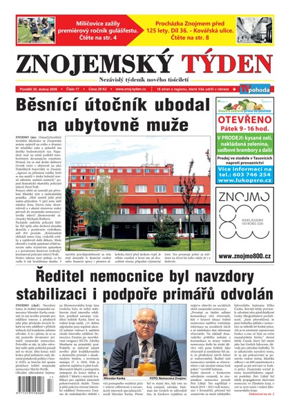 E-magazín Znojemský týden 17/2026 - Znojemský týden