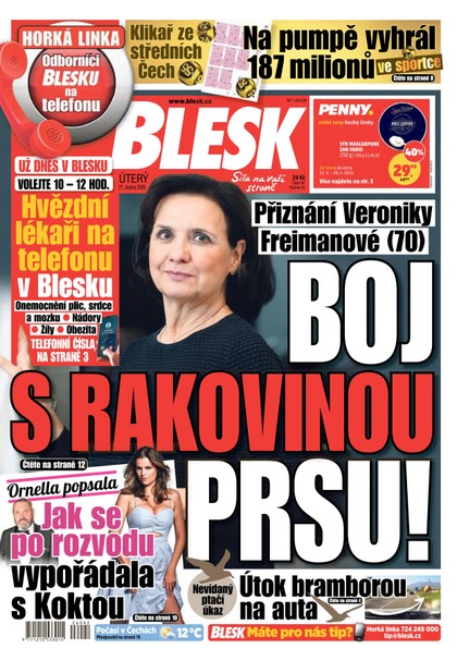 E-magazín Blesk - 21.04.2026 - CZECH NEWS CENTER a. s.