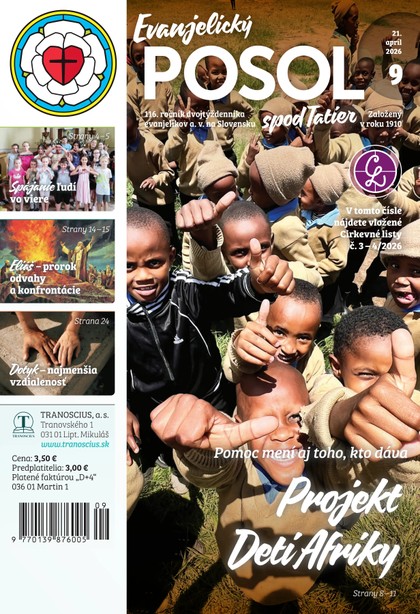 E-magazín Evanjelický posol spod Tatier 09/2026 - TRANOSCIUS a.s.