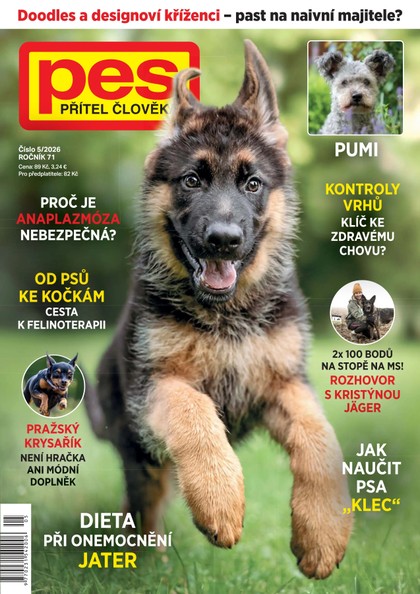 E-magazín Pes přítel člověka 5/2026 - Pražská vydavatelská společnost