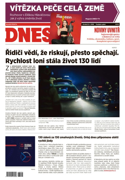 E-magazín MF DNES - 23.04.2026 - MAFRA, a.s.