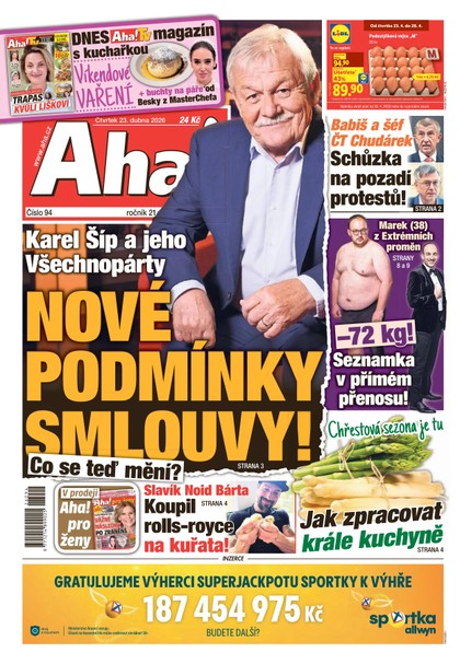 E-magazín AHA! - 23.04.2026 - CZECH NEWS CENTER a. s.