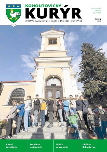 E-magazín Kohoutovický Kurýr 04/2026 - Městská část Brno Kohoutovice