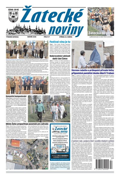 E-magazín Žatecké noviny 17/26 - Ohře Media