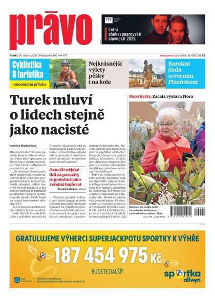 E-magazín Deník Právo - 24.4.2026 - Borgis, a.s.