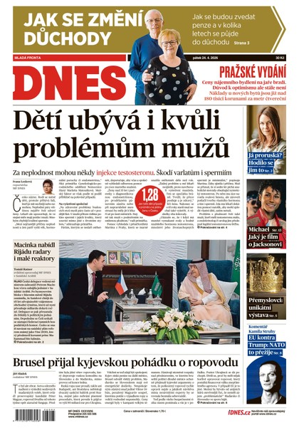 E-magazín MF DNES - 24.04.2026 - MAFRA, a.s.