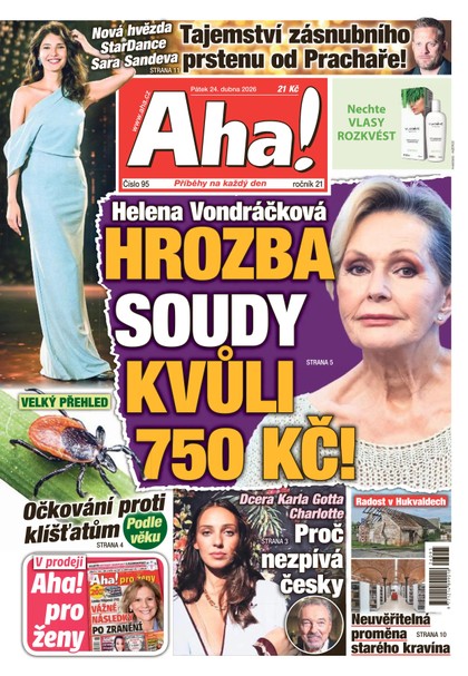 E-magazín AHA! - 24.04.2026 - CZECH NEWS CENTER a. s.