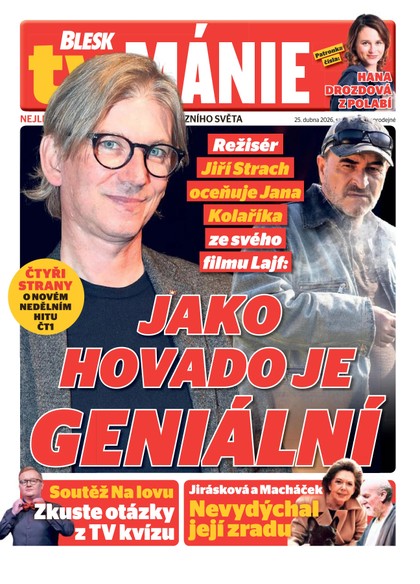 E-magazín Blesk Tv manie - 25.04.2026 - CZECH NEWS CENTER a. s.