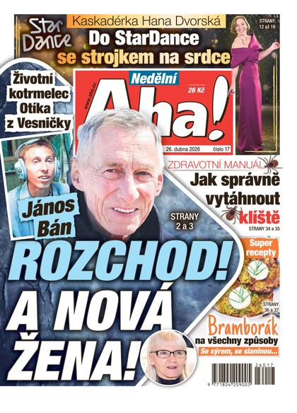 E-magazín NEDĚLNÍ AHA! - 26.04.2026 - CZECH NEWS CENTER a. s.