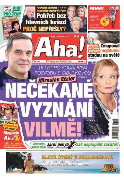 E-magazín AHA! - 28.04.2026 - CZECH NEWS CENTER a. s.