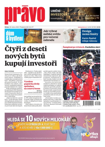 E-magazín Deník Právo - 29.4.2026 - Borgis, a.s.