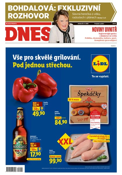 E-magazín MF DNES - 29.04.2026 - MAFRA, a.s.