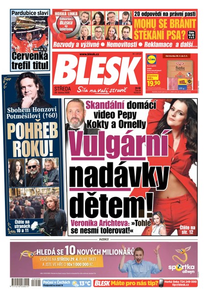 E-magazín Blesk - 29.04.2026 - CZECH NEWS CENTER a. s.
