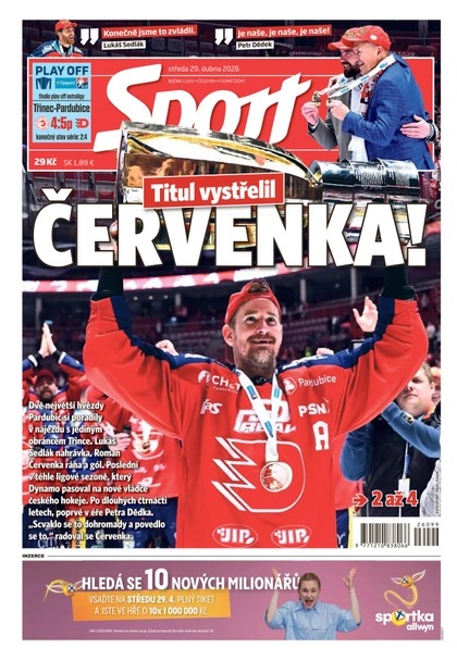 E-magazín Sport - 29.04.2026 - CZECH NEWS CENTER a. s.