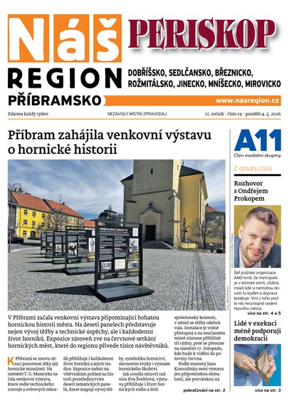 E-magazín Náš Region - Příbramsko 19/2026 - A 11 s.r.o.