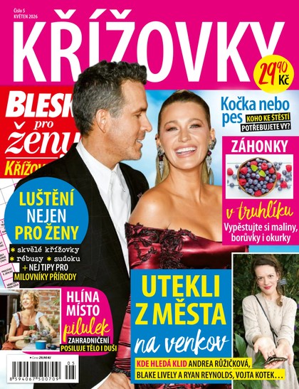E-magazín BLESK PRO ŽENY KŘÍŽOVKY - 5/2026 - CZECH NEWS CENTER a. s.