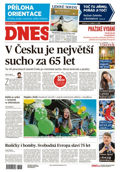 E-magazín MF DNES - 02.05.2026 - MAFRA, a.s.