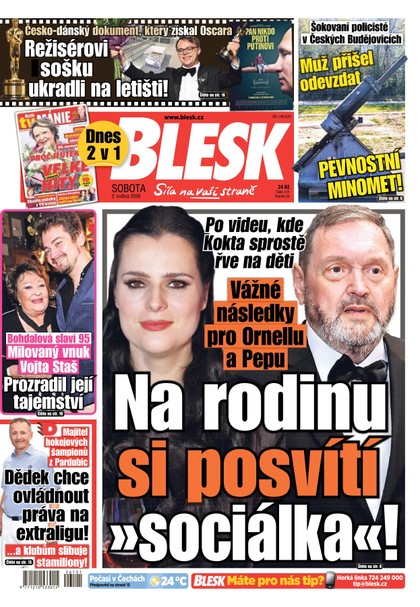 E-magazín Blesk - 02.05.2026 - CZECH NEWS CENTER a. s.