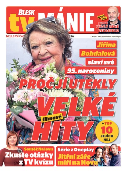 E-magazín Blesk Tv manie - 02.05.2026 - CZECH NEWS CENTER a. s.