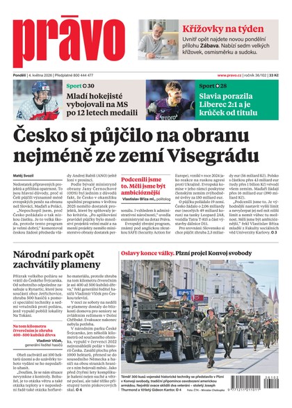 E-magazín Deník Právo - 4.5.2026 - Borgis, a.s.
