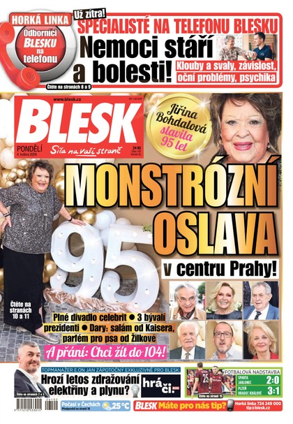 E-magazín Blesk - 04.05.2026 - CZECH NEWS CENTER a. s.